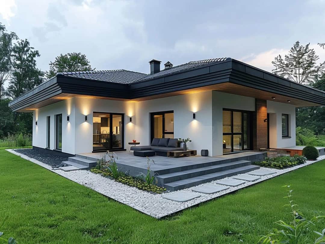 Podbitka w kolorze elewacji: klucz do harmonijnego wyglądu domu