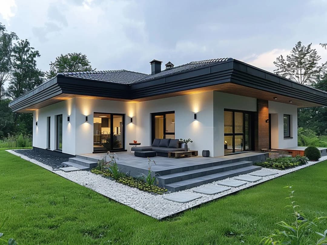 Podbitka w kolorze elewacji: klucz do harmonijnego wyglądu domu